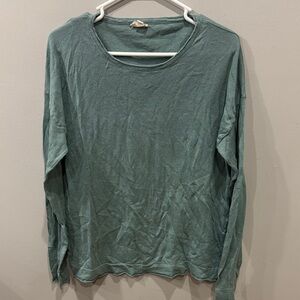 Hem & Thread Sea Green Long Sleeve Top